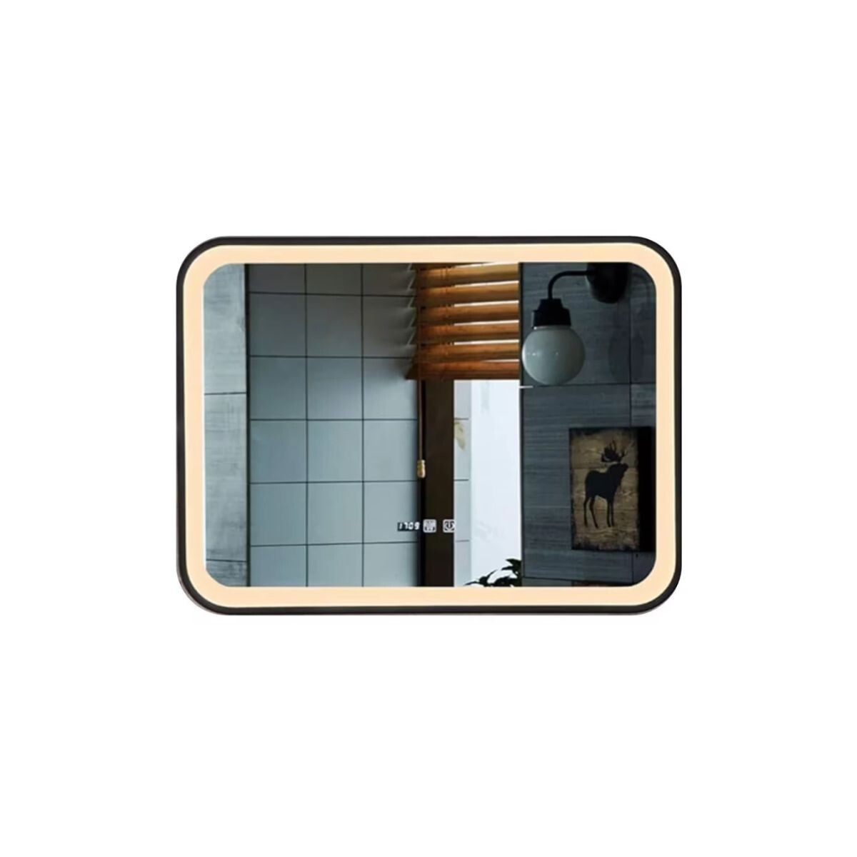 Espejo Led 60x80cm C/marco-desemp Y Display 