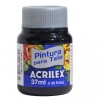 PINTURA PARA TELA 37 ML ACRILEX COLOR NEGRO 520 PINTURA PARA TELA 37 ML ACRILEX COLOR NEGRO 520