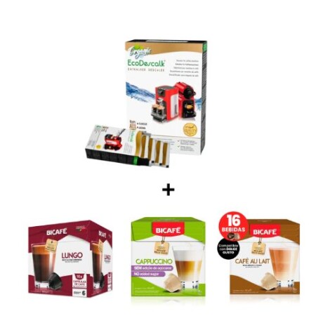 Pack Regalo 3 Cajas Capsulas Bicafe + Descalcificador Cafetera Jarra Obsequio 001