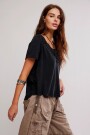 REMERA HENLEY HEIRLOOM Negro