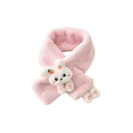Bufanda peluche Conejito Rosado