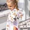 Toalla poncho swim essentials Leopardo