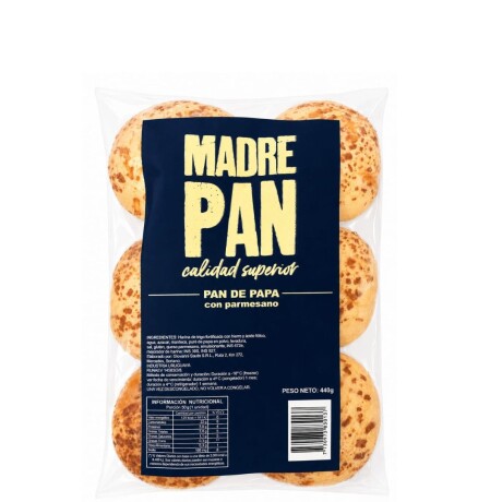 PAN DE PAPA CON PARMESANO X 6 MADRE PAN PAN DE PAPA CON PARMESANO X 6 MADRE PAN