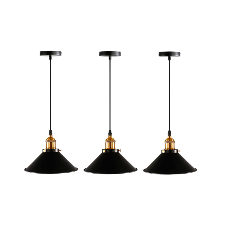 Pack x 3 Lampara Lumax Techo Colgante 26cm Vintage Pack x 3 Lampara Lumax Techo Colgante 26cm Vintage