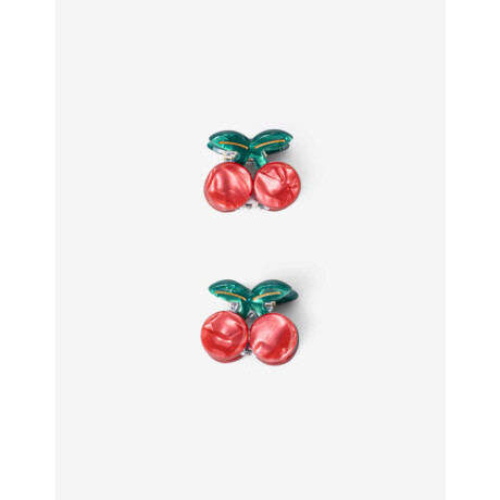 Broches Sets Frutas Rojo Cereza