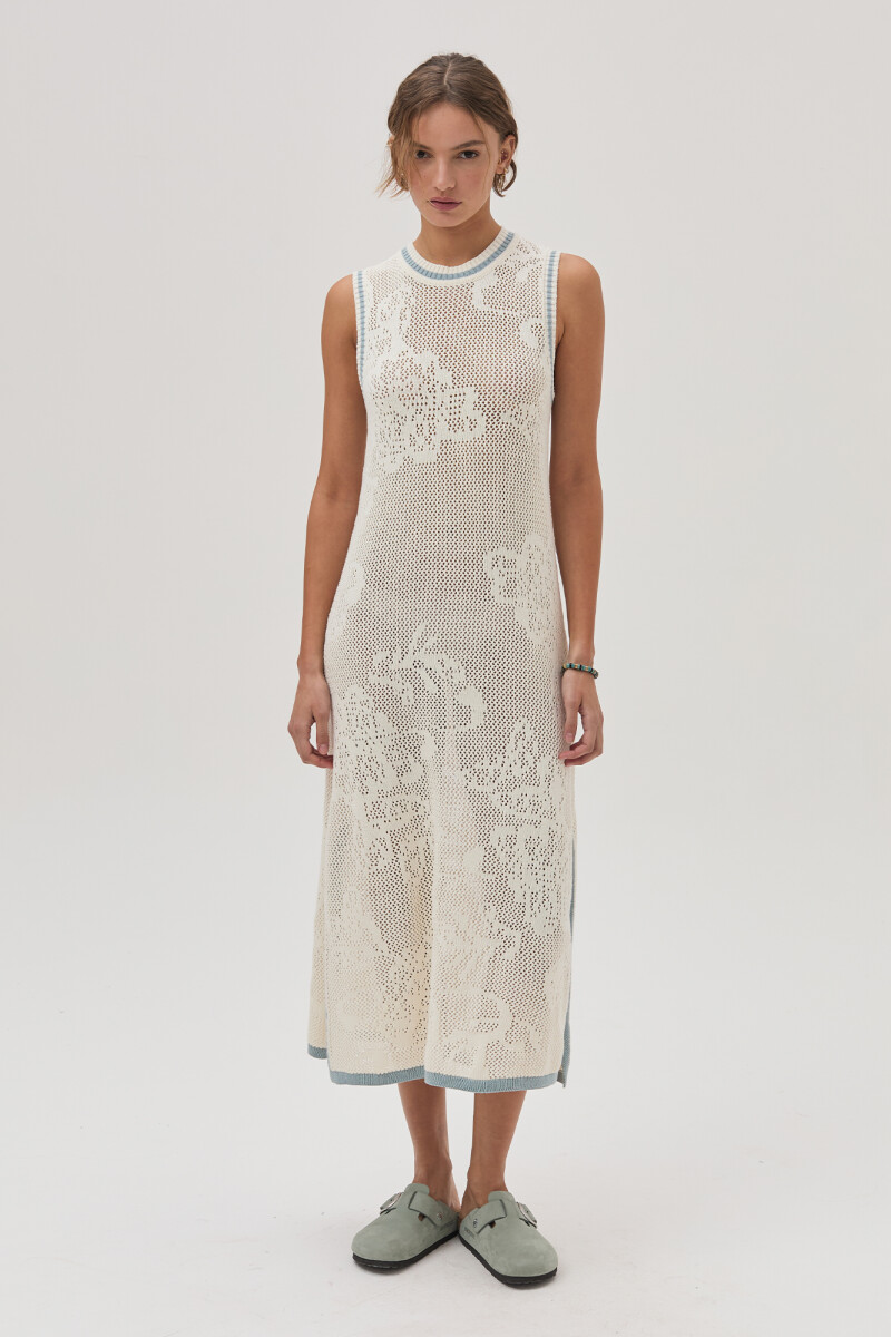 Vestido Acacia Crudo