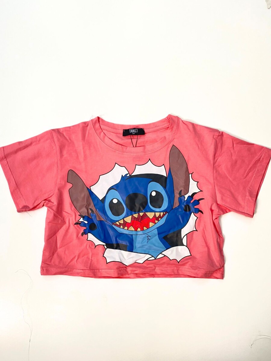 Crop Top Stich - Rosa 