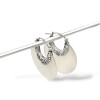 Caravanas Circulo-Plata 925-Piedra Nacar-CA3309 Conpiedra