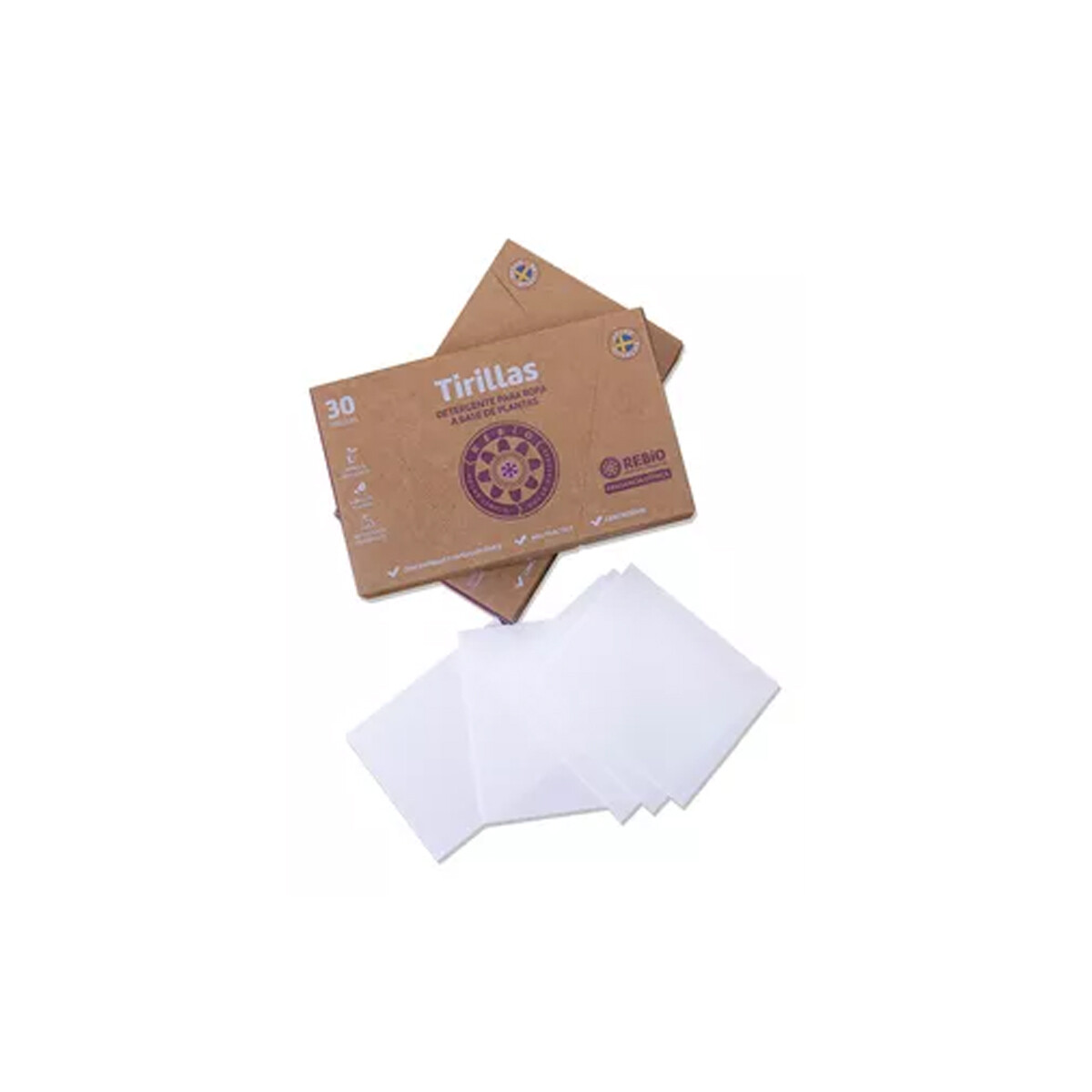 TIRILLAS PARA ROPA 30 LAVADOS REBIO 