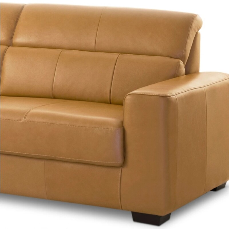 Sofa 3 Cuerpos Cuero Sublime Camel Sofa 3 Cuerpos Cuero Sublime Camel