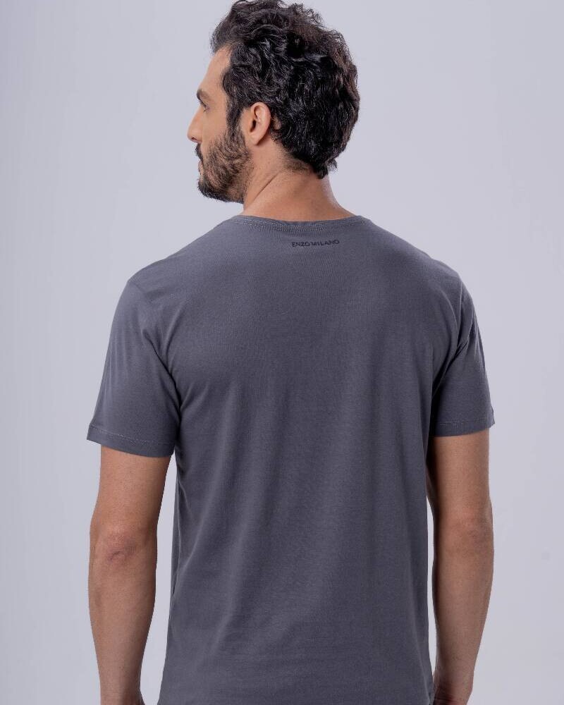 Remera manga corta Gris oscuro
