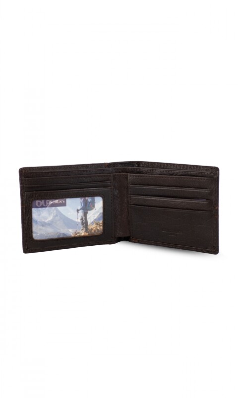 BILLETERA CUERO AQUILES CAFE