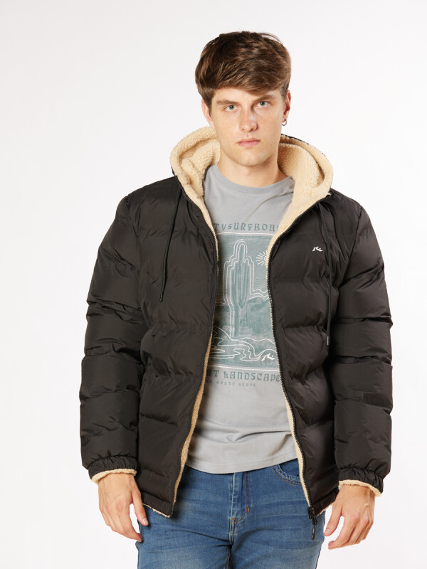 CAMPERA LUKO RUSTY Negro