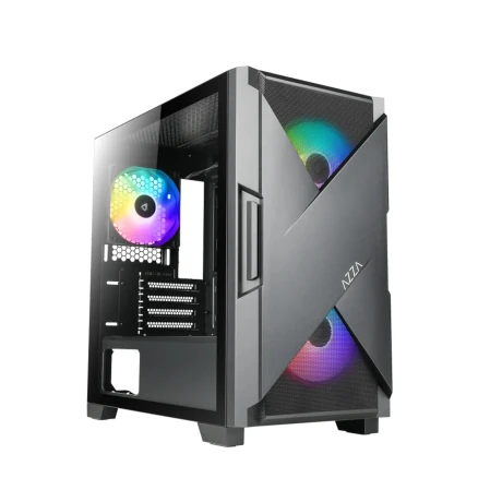 Gabinete Compacto Azza Xander Csaz-150 Ventana Vidrio Templado 001