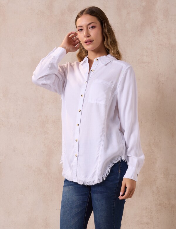 Camisa Tencel BLANCO