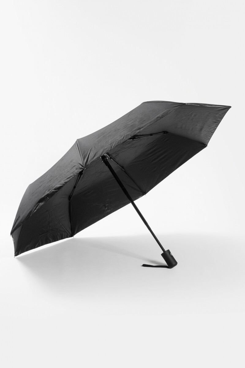 Paraguas automático liso negro