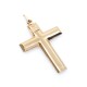 Cruz en oro 18k bombe 2,6 x 3,6 mm aprox Cruz en oro 18k bombe 2,6 x 3,6 mm aprox