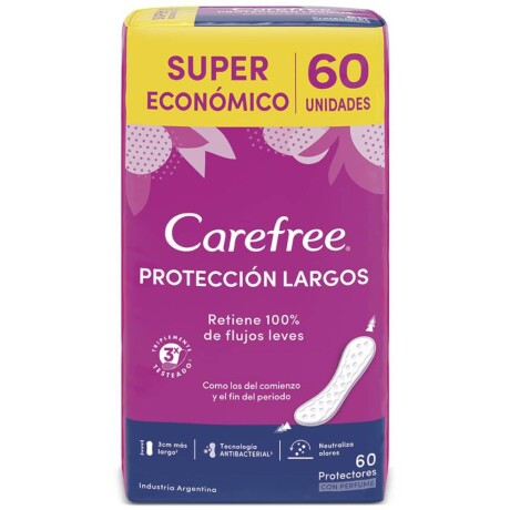 Protectores Diarios Carefree 60 Unidades Protectores Diarios Carefree 60 Unidades
