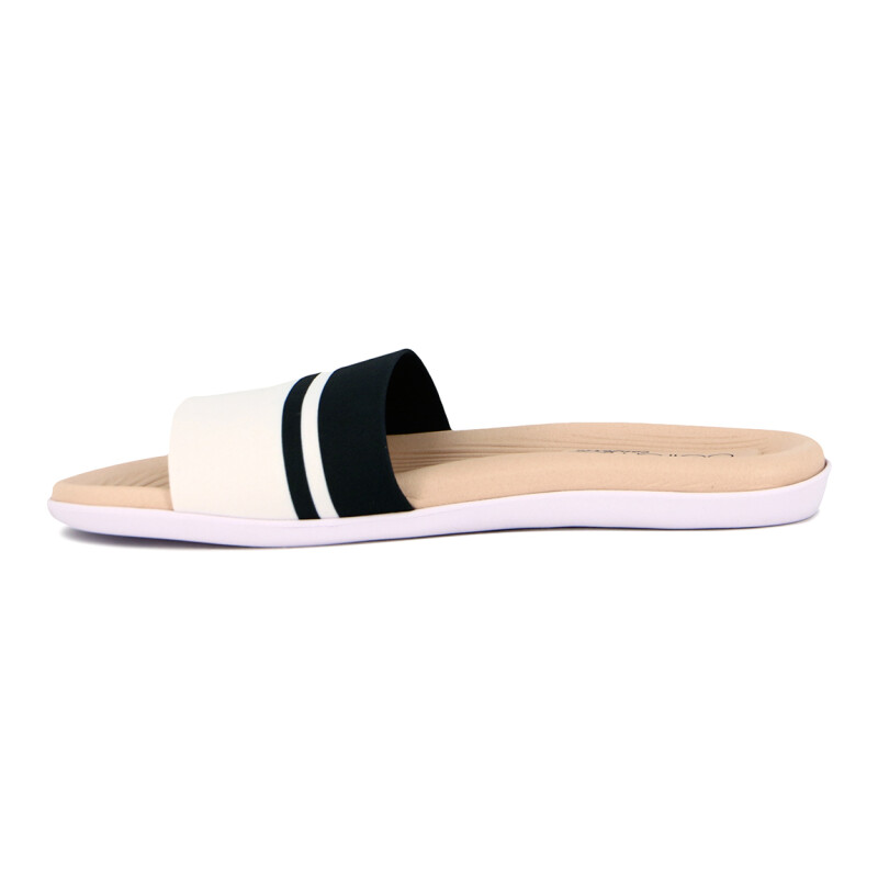Sandalias Casuales Mujer Beira Rio Tira Ancha Multicolor-negro