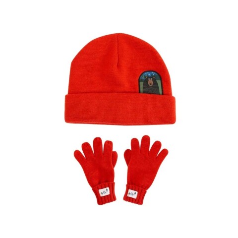 Set gorro con guantes Bear
