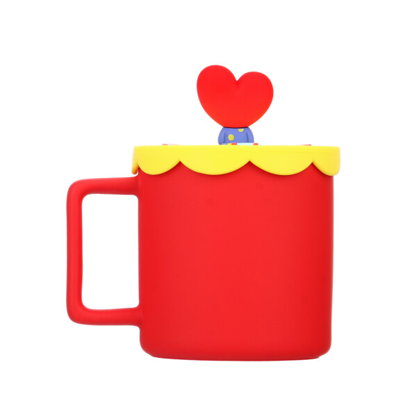 Taza BT21 con tapa 425ml tata