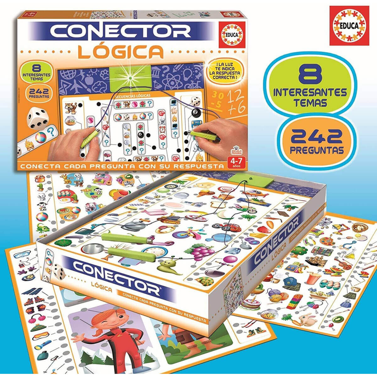 Juego Conector Lógica Aprendizaje Didáctico Educa 