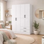 ROPERO - 4 PUERTAS PLATINUM BLANCO