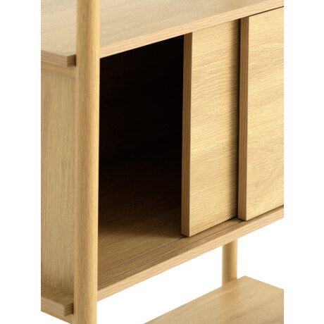 Estanteria Lindved 6 Estantes 2 Puertas