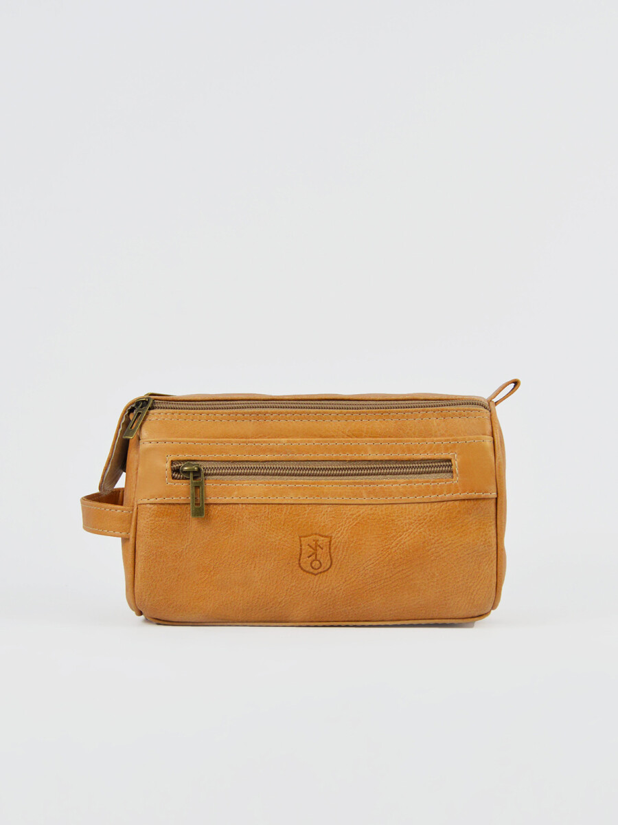 Necessaire Gregorio - Grande - Camel 