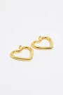 PENDIENTES CORAZÓN GRANDE Oro