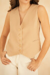 CHALECO BLAIR MINI NUDE CHALECO BLAIR MINI NUDE