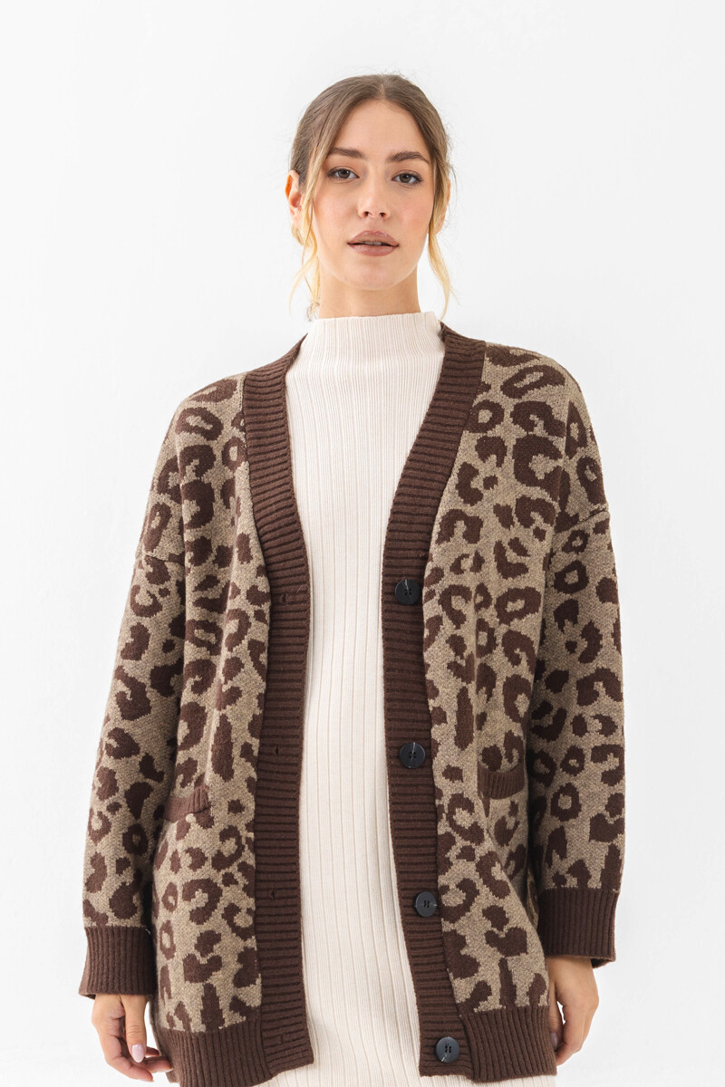 Cardigan Katty - Chocolate 