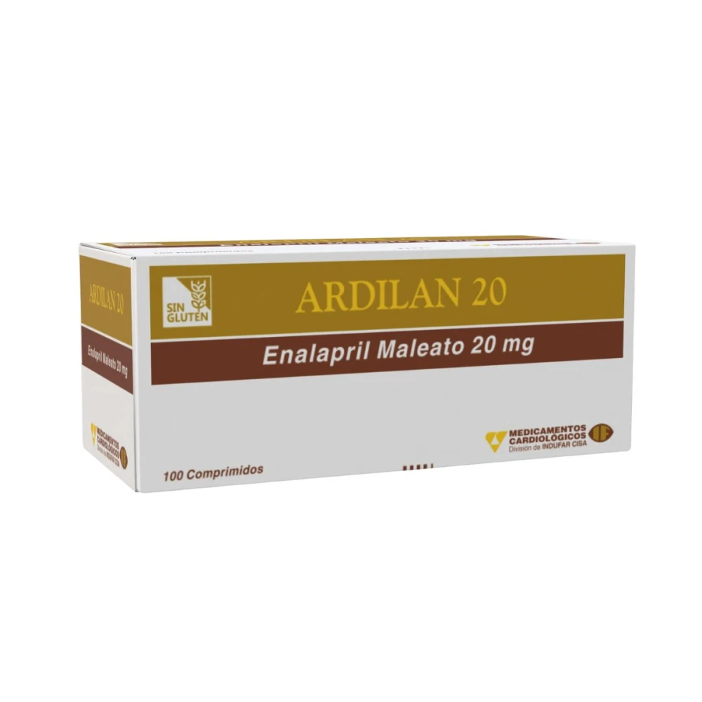 ARDILAN 20 MG. EXHIB. X 100 COMP.