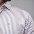 Camisa Luxury Blanca con rayas doradas