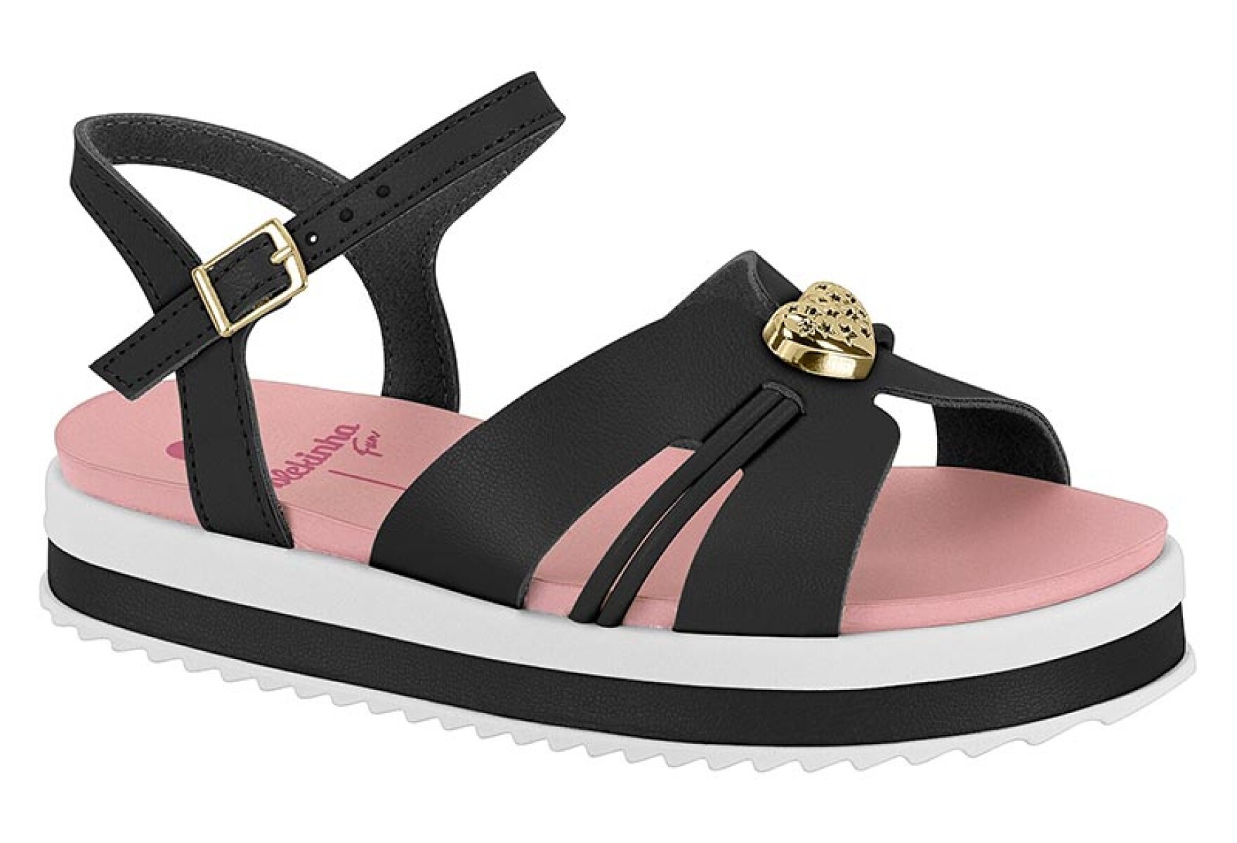 Sandalia Molekinha Niños 2305.1574-23876 - Negro 