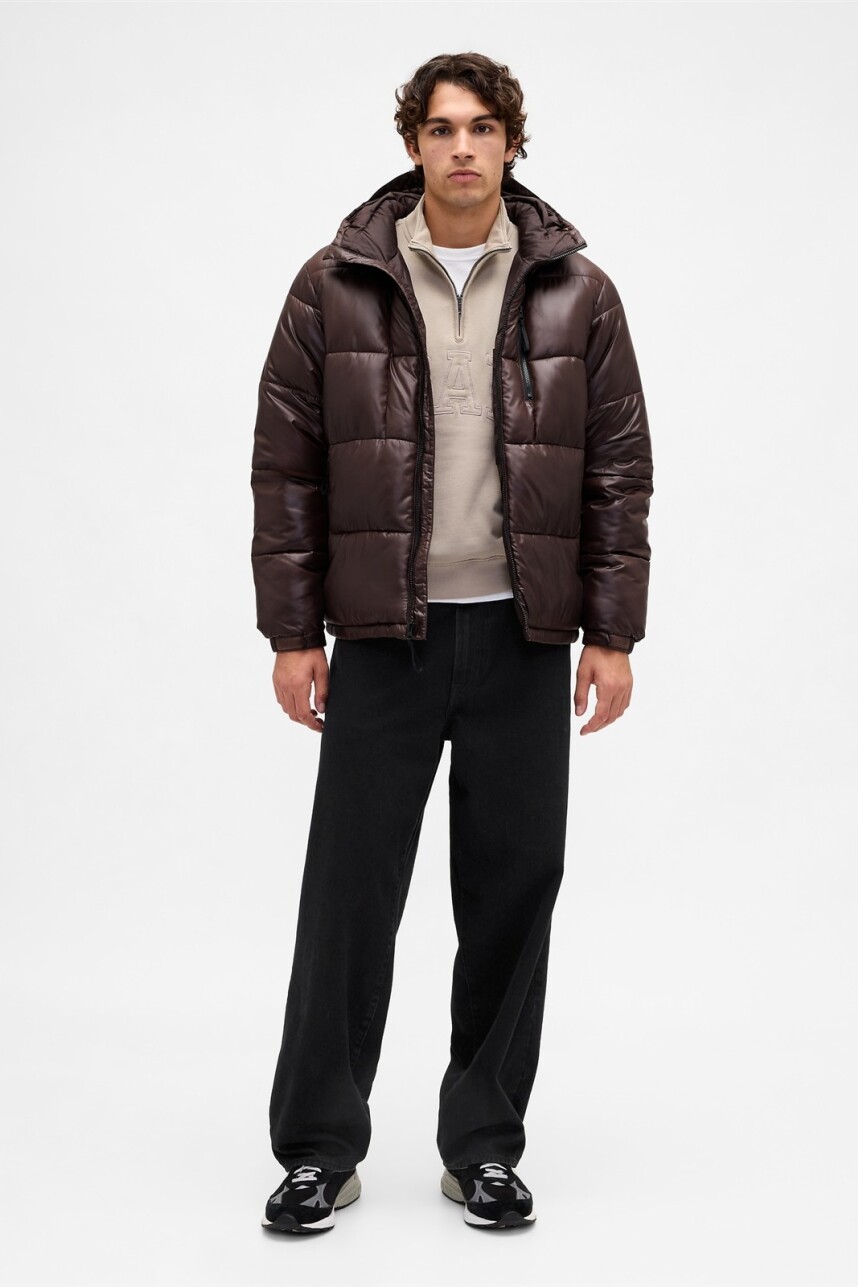 Buzo Deportivo Medio Cierre Logo Gap Hombre Quail