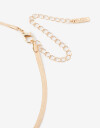Collares Cortos Metal Collar Corto De Cadena - Dorado