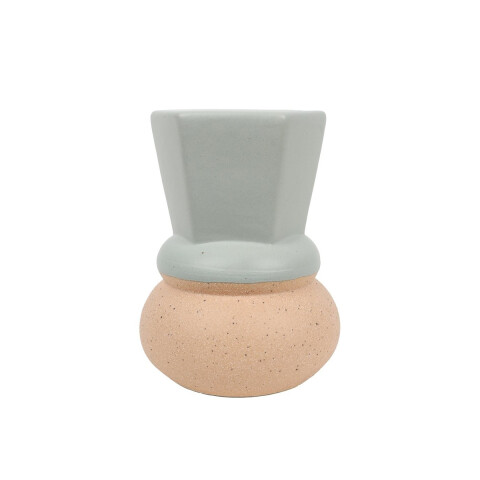 CANDELABRO BOCEL 6.8x6.8x9CM CERAMICA VERDE CANDELABRO BOCEL 6.8x6.8x9CM CERAMICA VERDE