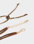 Pulseras Flexibles Sets Esmaltado Pulseras Flexibles Set 2 De Hilo - Dorado