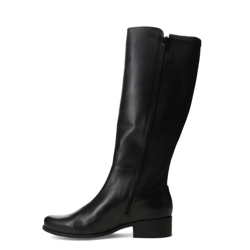 Botas de Mujer Bottero Caña Alta de Cuero Negro