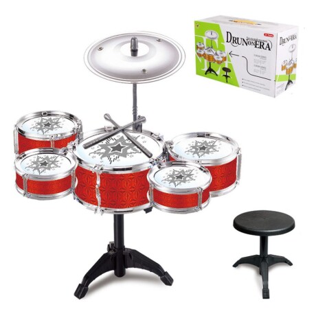 Bateria con banquito - 5 tambores THL010 001