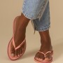Sandalias Havaianas Slim Point Glitter Mujer Canyon Clay/Blossom