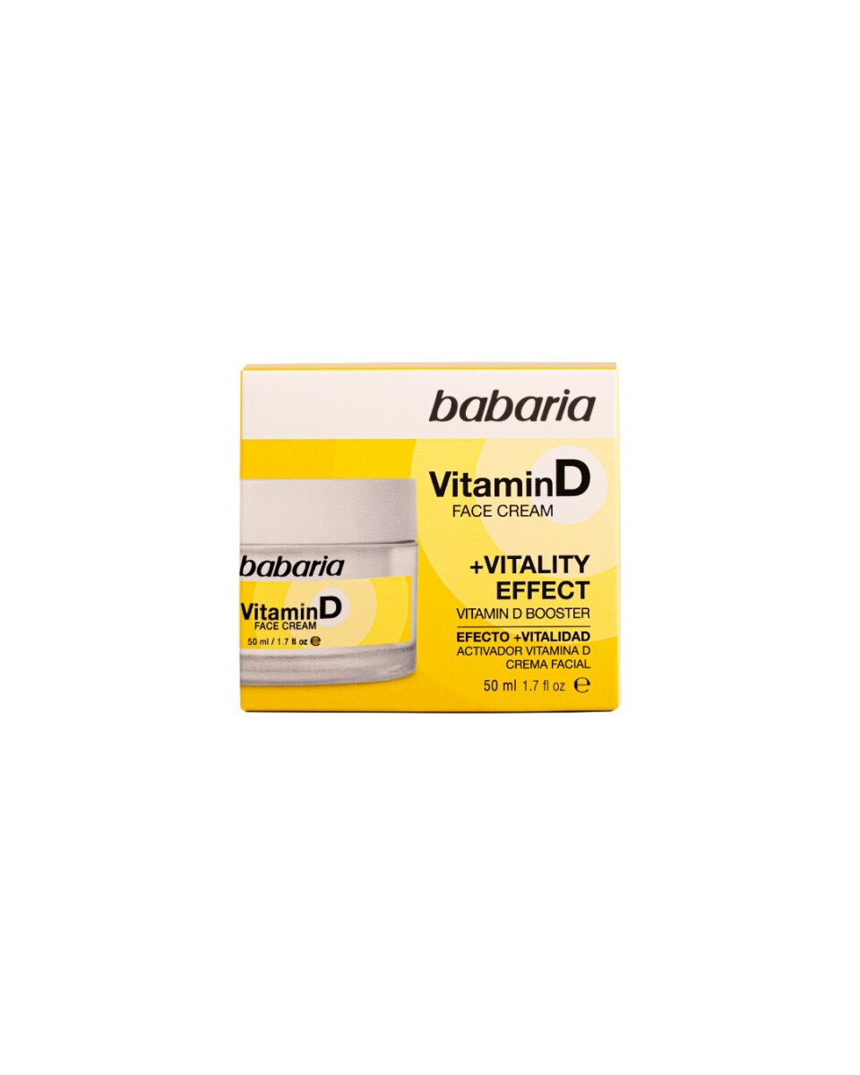 Crema facial Babaria x 50 ml - Vitamina D 