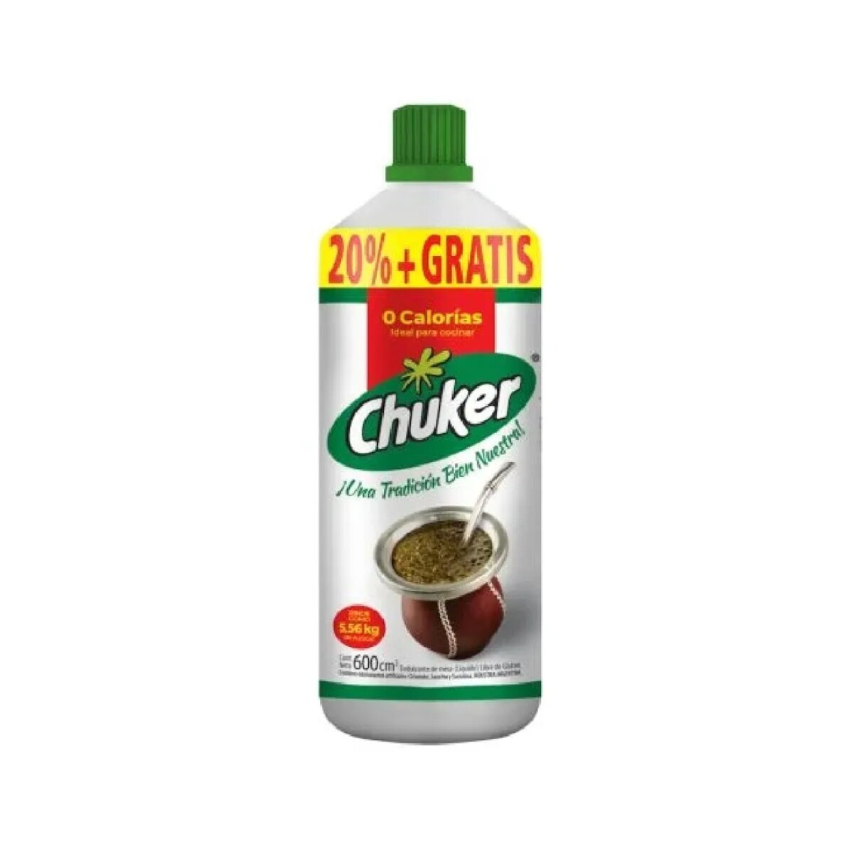 CHUKER STEVIA 600ML 