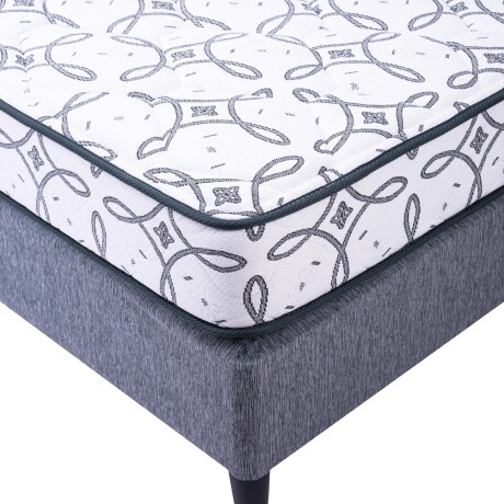 SOMMIER 1 PLAZA ESPUMA ALTA DENSIDAD VANILA 20 CM ALTURA