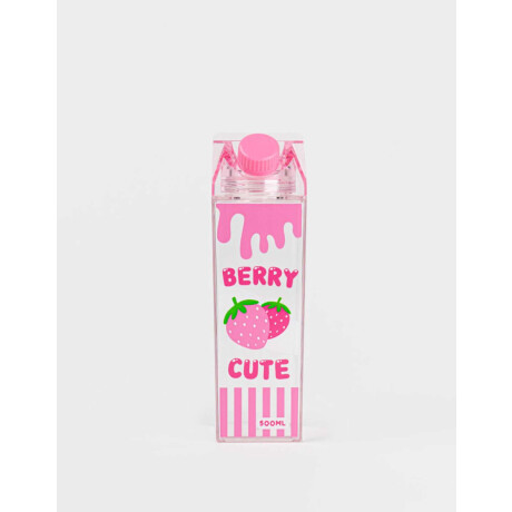 Botella En Forma De Jugo ''berry'' Combinacion Multicolor