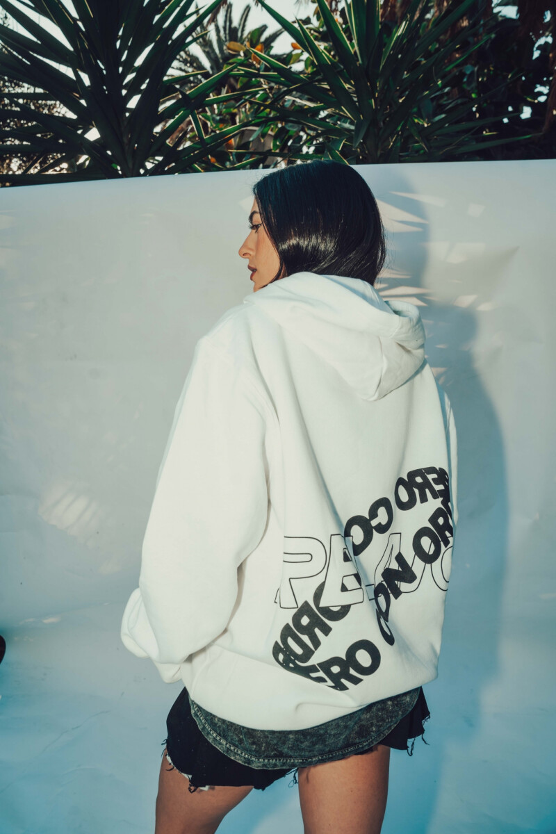 Hoodie Satelite Blanco