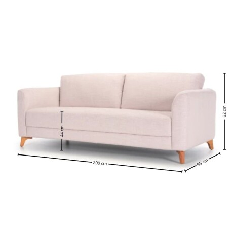Sofá Brenta - Tela Aquaclean Sustentable - 3 cuerpos A fabricar