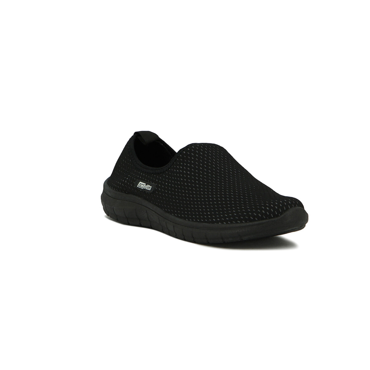 Zapatilla Elastizada Mujer Actvitta - Negro 