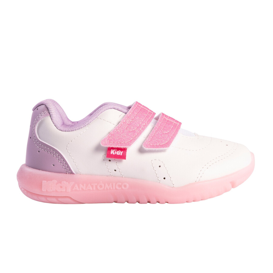 KIDY TENIS FLEX LIGHT BRANCO/LIL